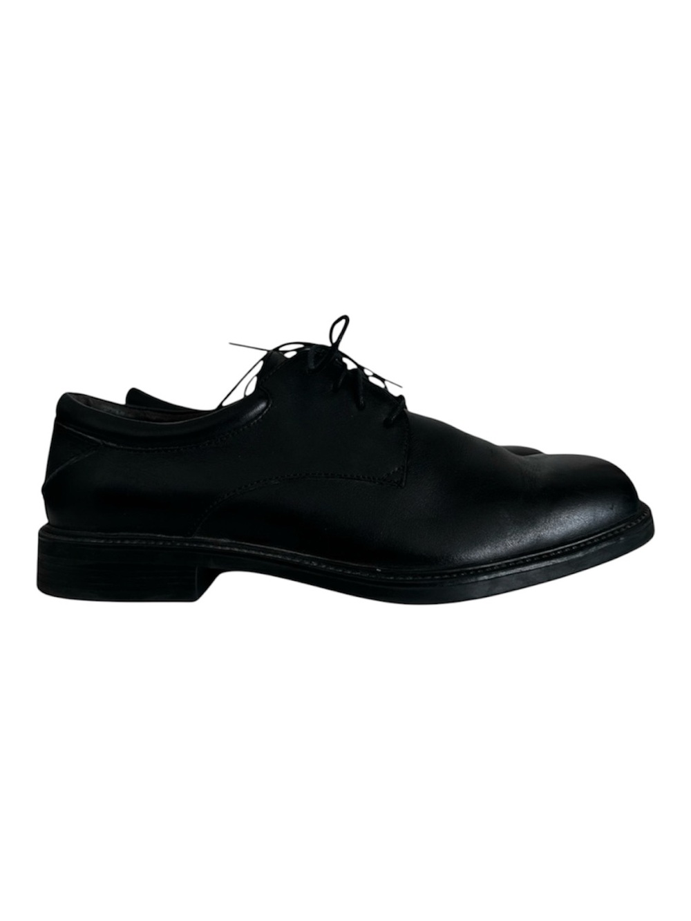 Nunn Bush Maury Black Leather Oxford Plain Toe Dress Shoes size 10